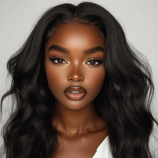 Body Wave Transparent Closure Wig