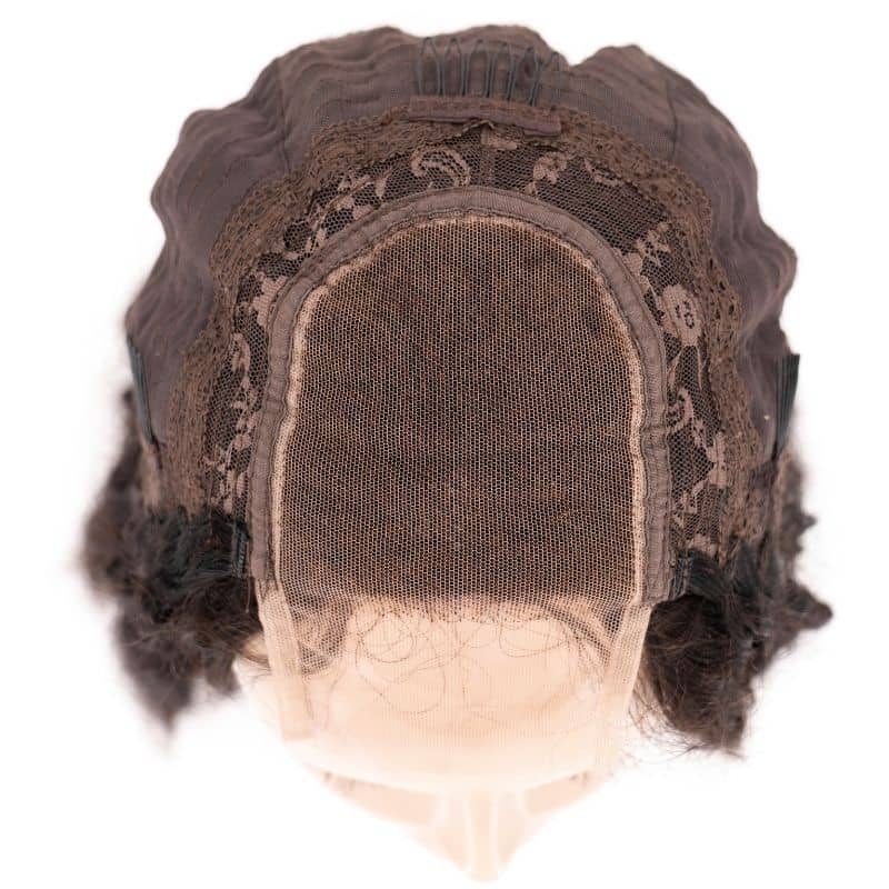 Kinky Curly 4x4 Transparent Closure Wig